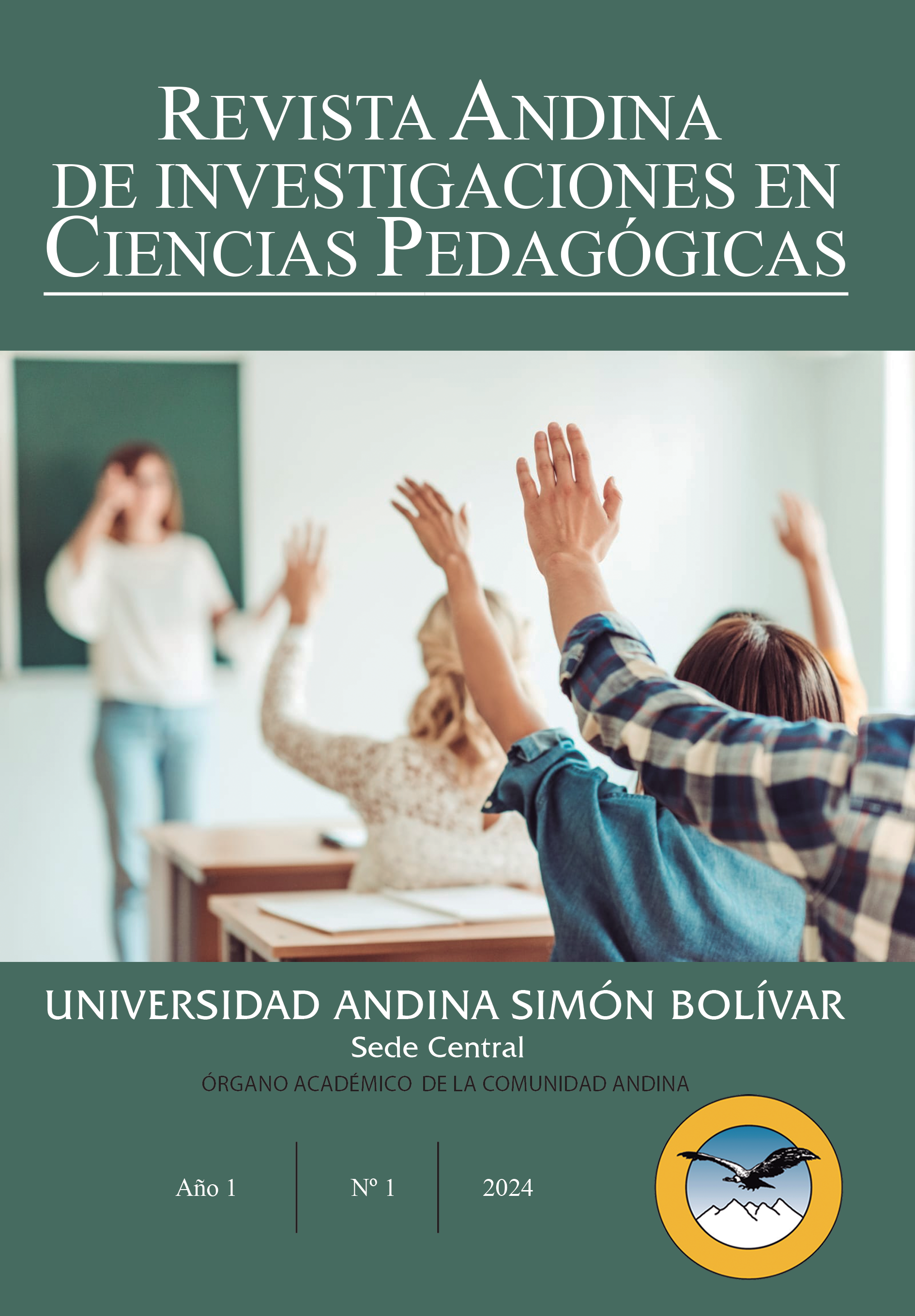 Portada de la revista andina de investigaciones en ciencias pedagógicas