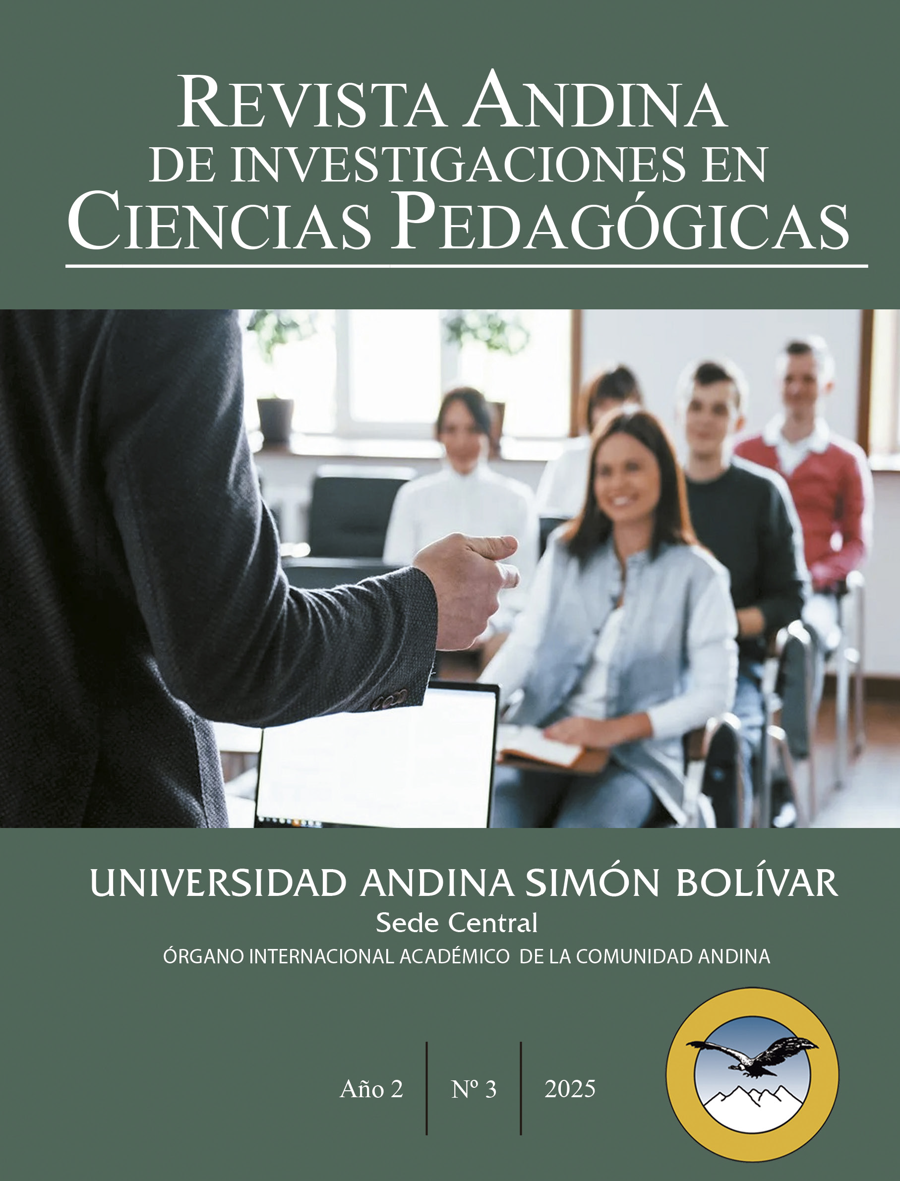 Portada de la Revista Andina de Investigaciones en Ciencias Pedagógicas