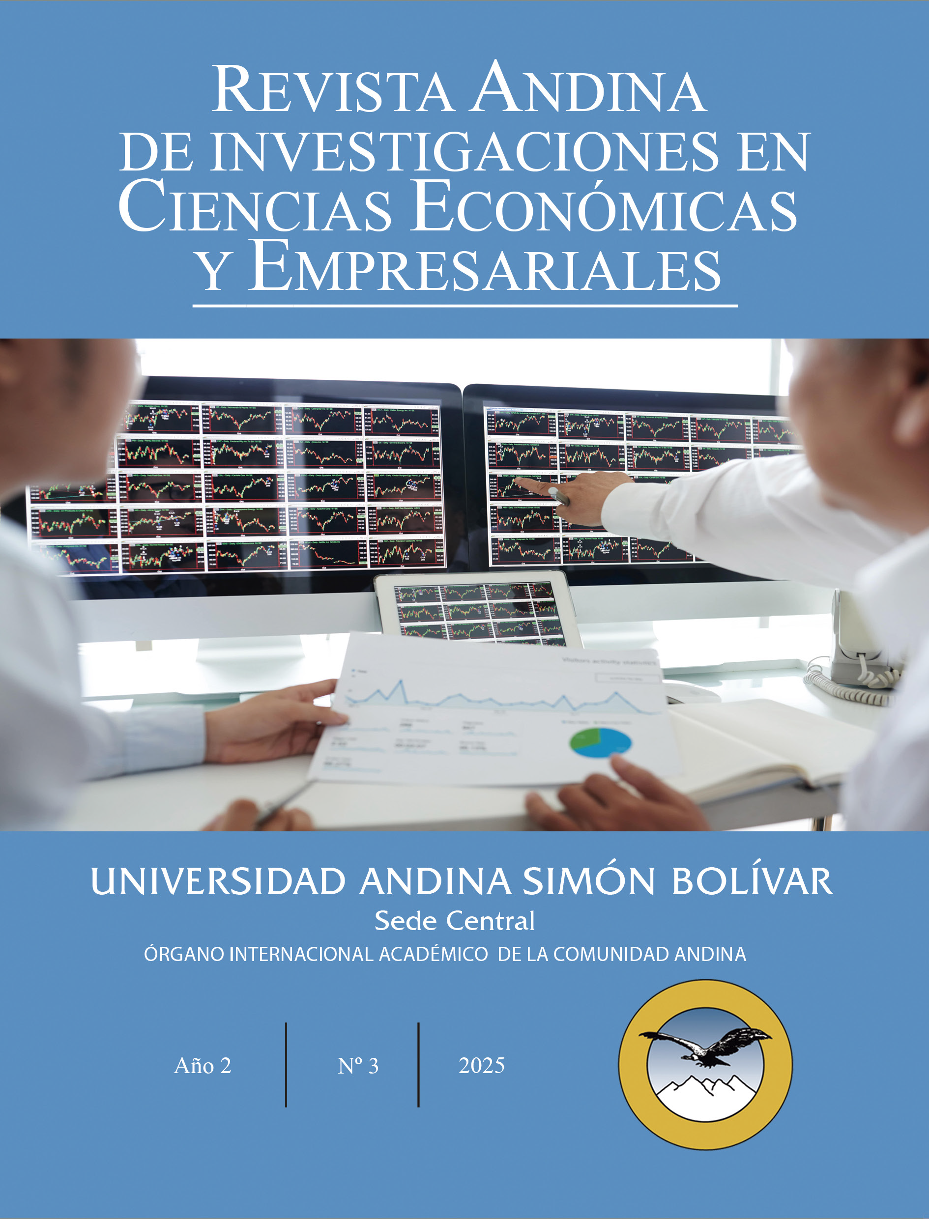 Portada de la Revista Andina de investigaciones en Ciencias Económicas y Empresariales