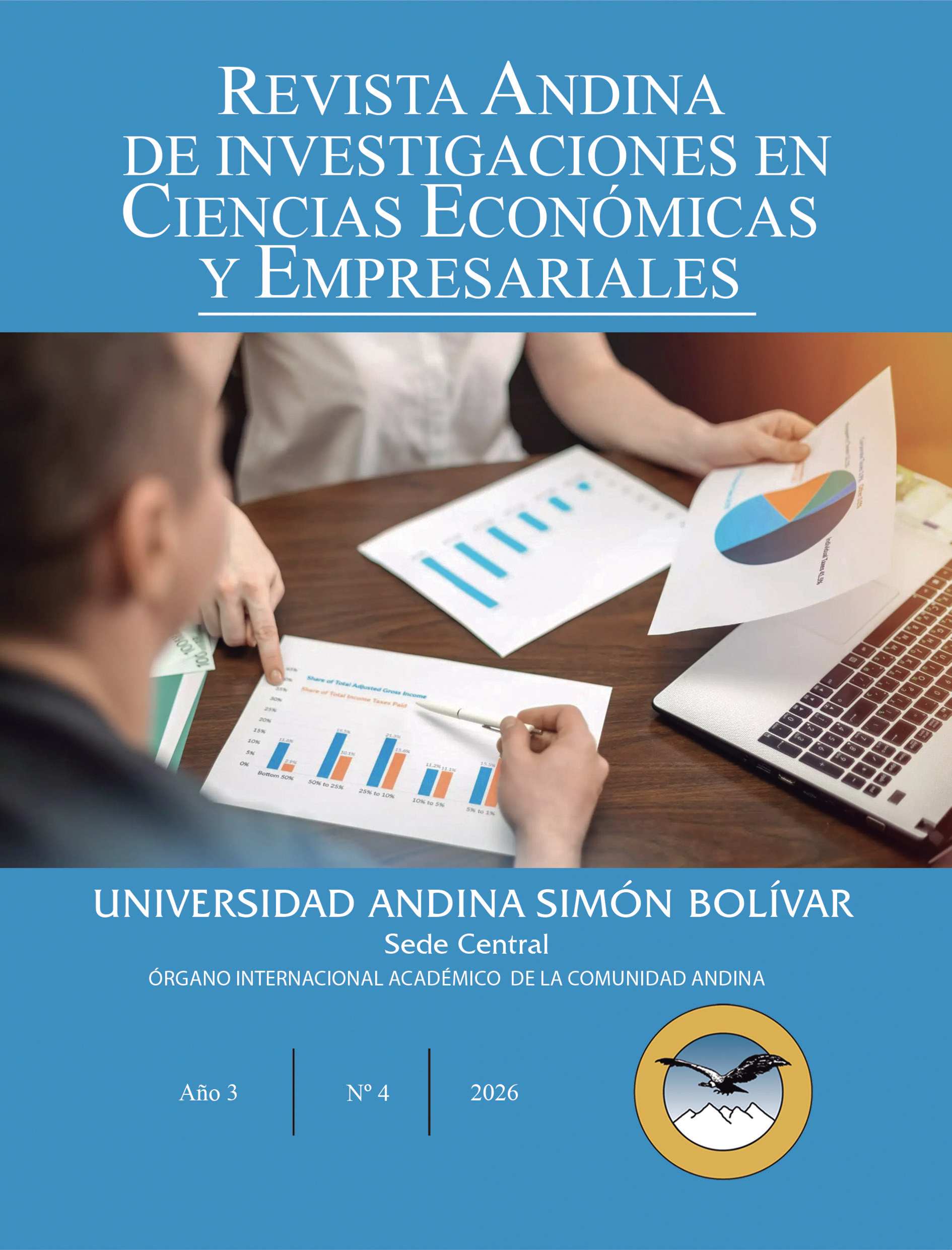 Portada de la Revista Andina de Investigaciones en Ciencias Económicas y Empresariales